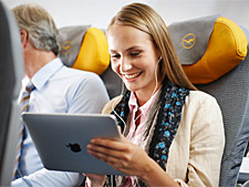 Wi-Fi на борту Lufthansa