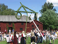 Праздник Midsommar в Швеции
