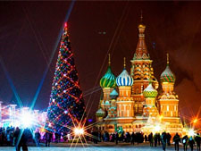 Новый год и Рождество в Москве