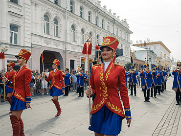 Парад духовых оркестров в Нижнем Новгороде