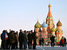 Иностранные туристы в России