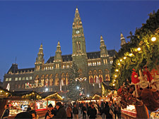 Рождественский рынок в Вене