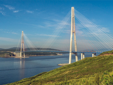 Мост на остров Русский, Владивосток